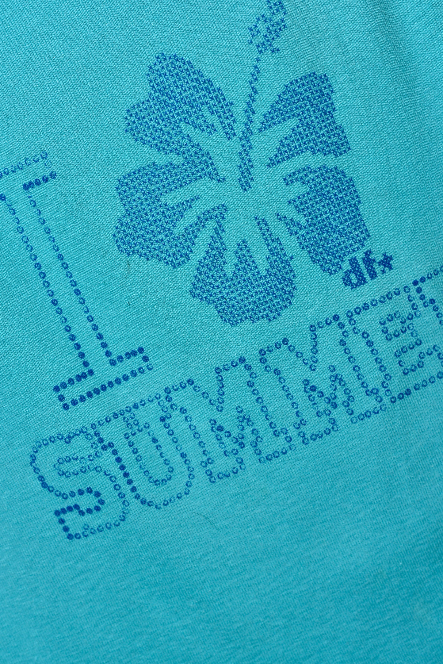 Débardeur "I ✿ summer" - Turquoise