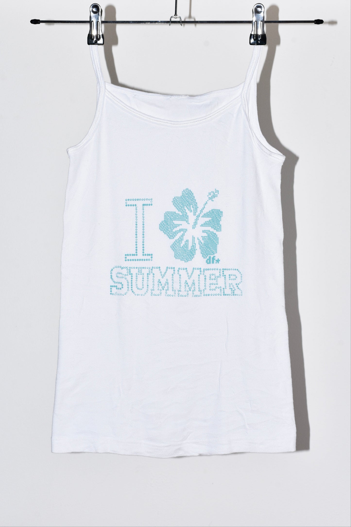 Débardeur "I ✿ summer" - Blanc