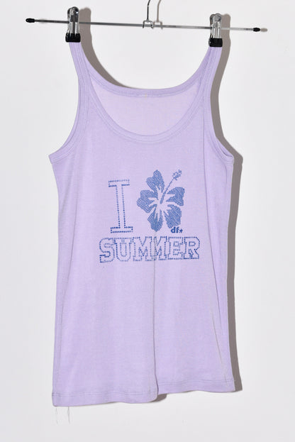 Débardeur "I ✿ summer" - Lila