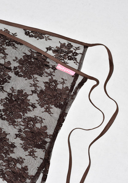 Jupette chocolat